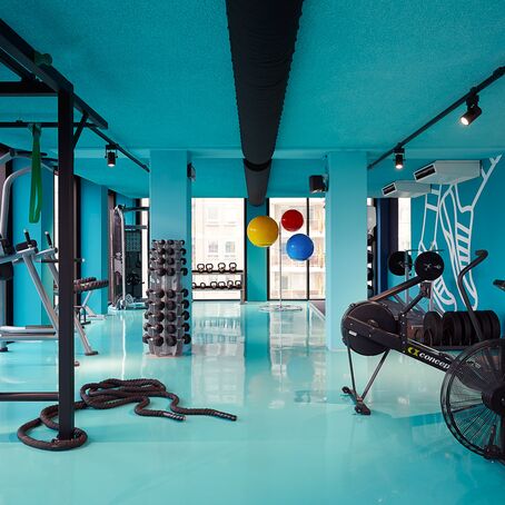 Gym in The Social Hub Eindhoven